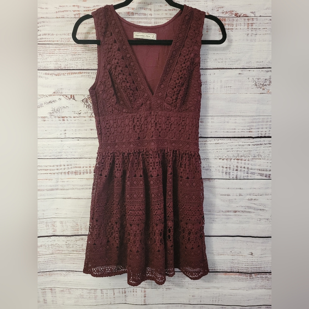 Abcrombie & Fitch S4 Lace Skater Dress